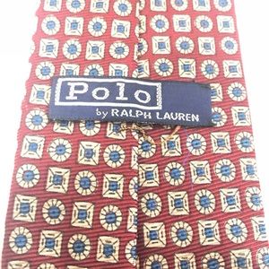 Ralph Lauren Polo Tie- Red